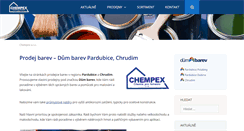 Desktop Screenshot of chempex.eu